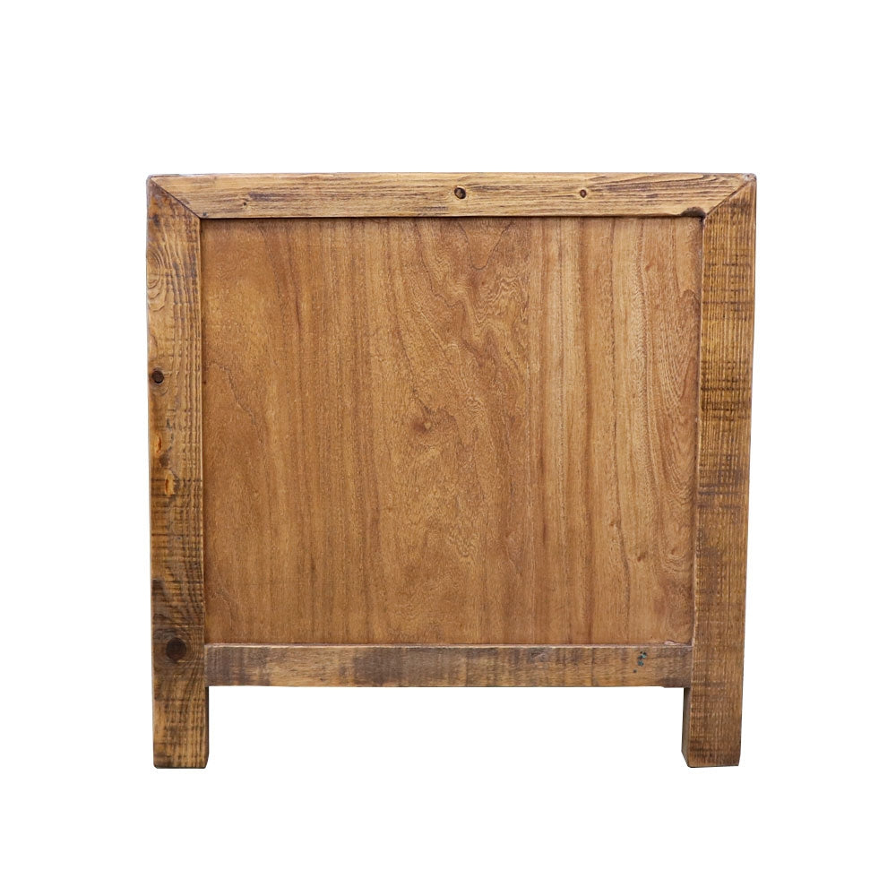 Printmaker Square Side Table - 2 Drawer