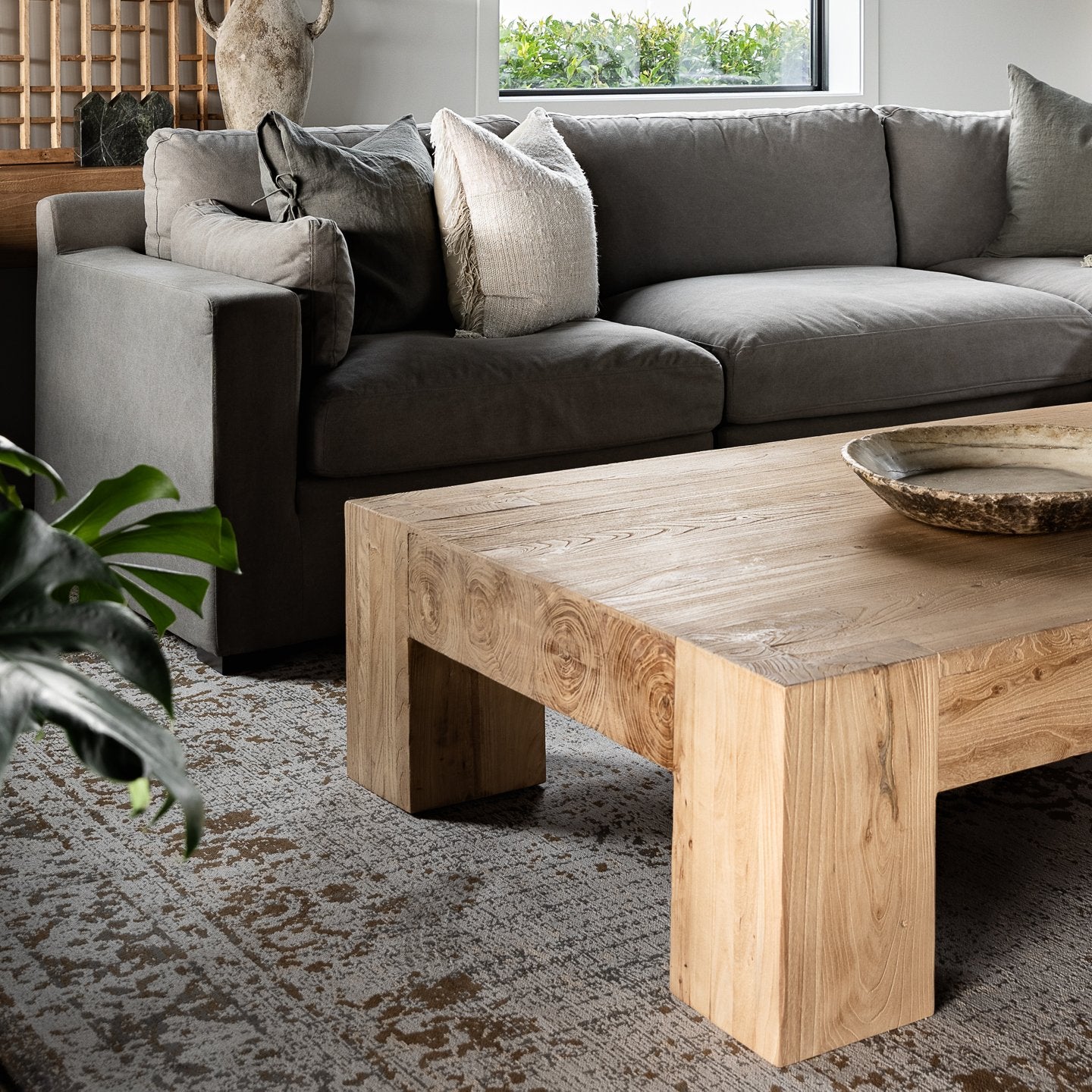 Olma Elm Coffee Table - Natural