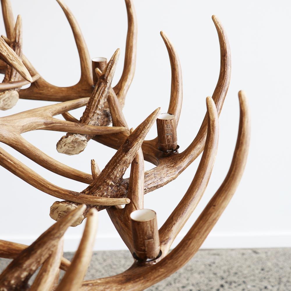 Antler Chandelier - Large - Natural