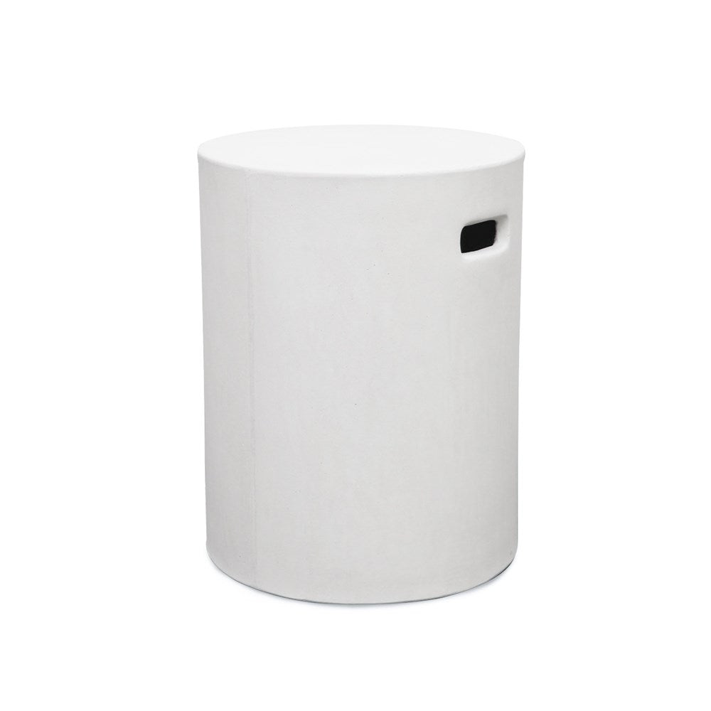 Concrete Pipe Side Table/Stool - Chalk