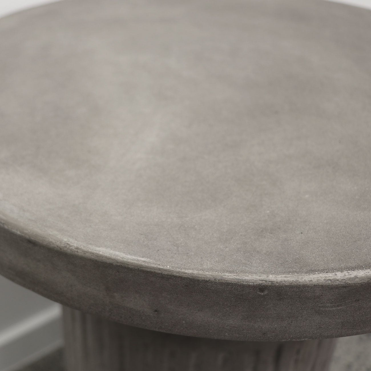 Roma Concrete Side Table - Grey