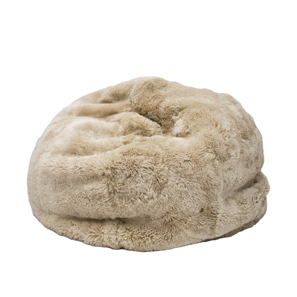 Sheepskin Shorn Beanbag Cover Only - Natural Honey