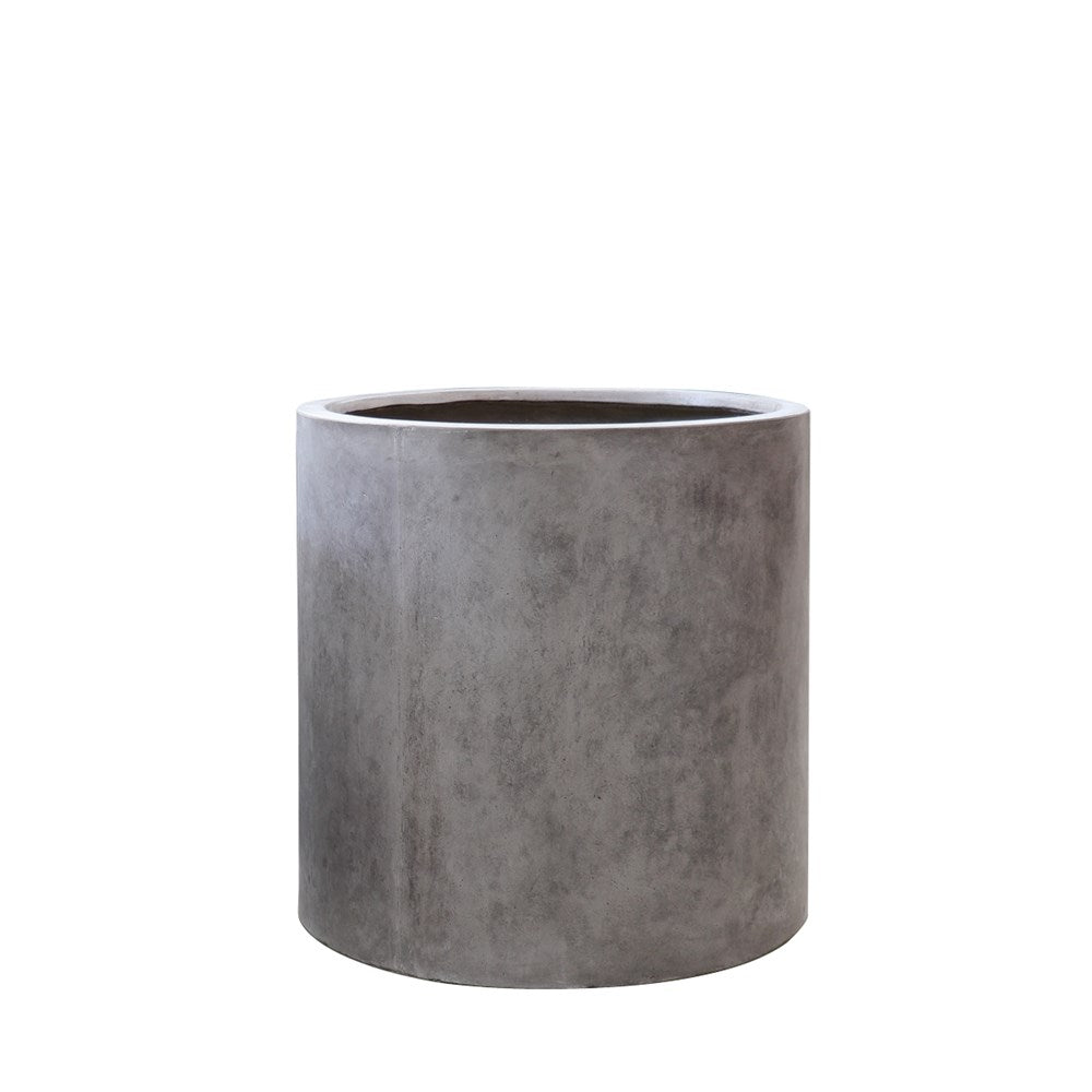 Mikonui Cylinder Planter Small - Cement