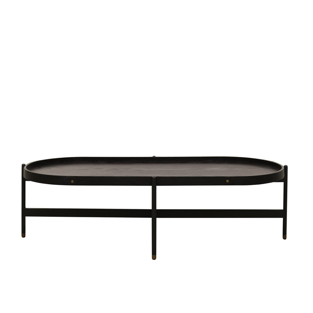 Haywood Oval Coffee Table - Black