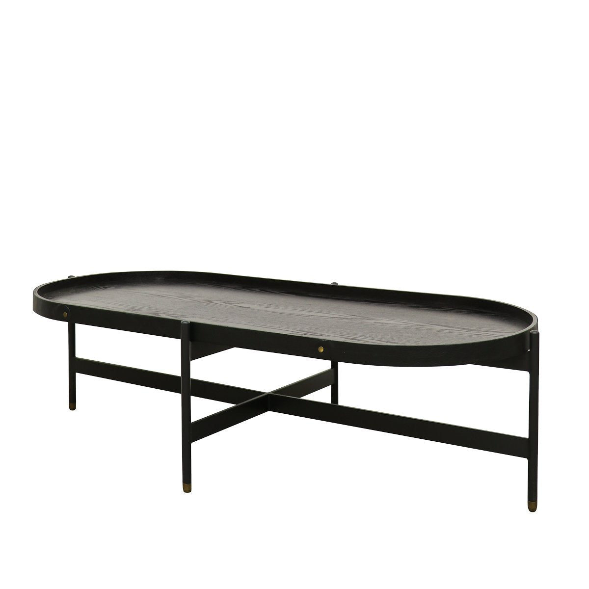 Haywood Oval Coffee Table - Black