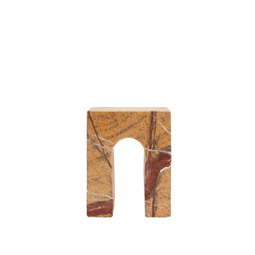 Marble Object Single Arch - Pink Taupe