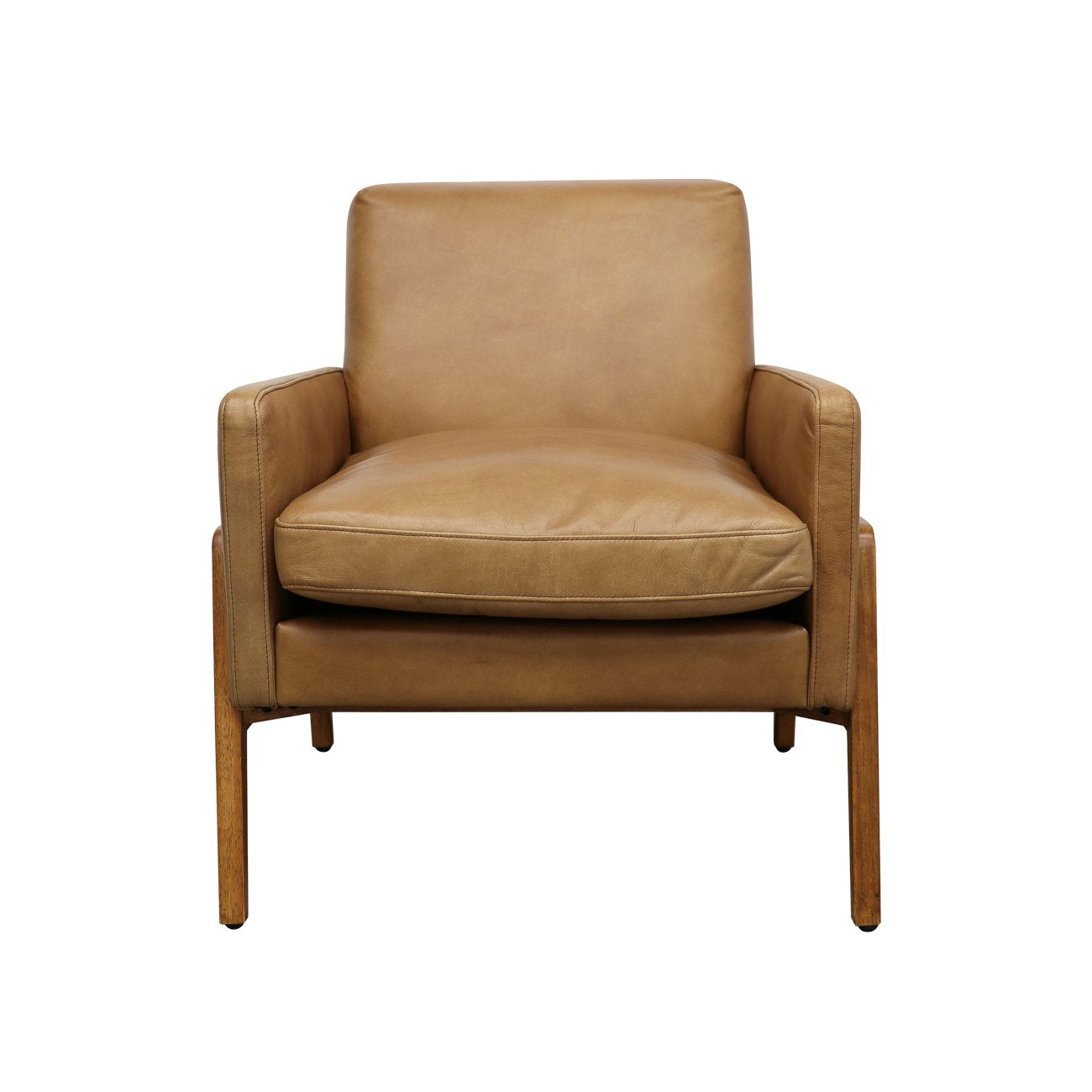Sawyer Armchair - Tan Leather