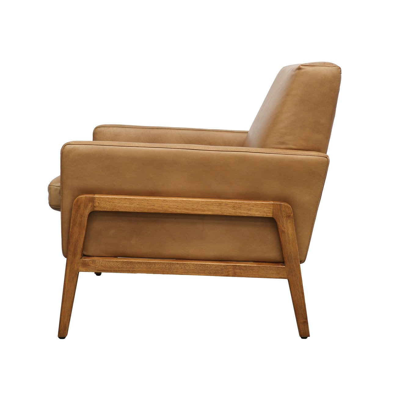 Sawyer Armchair - Tan Leather