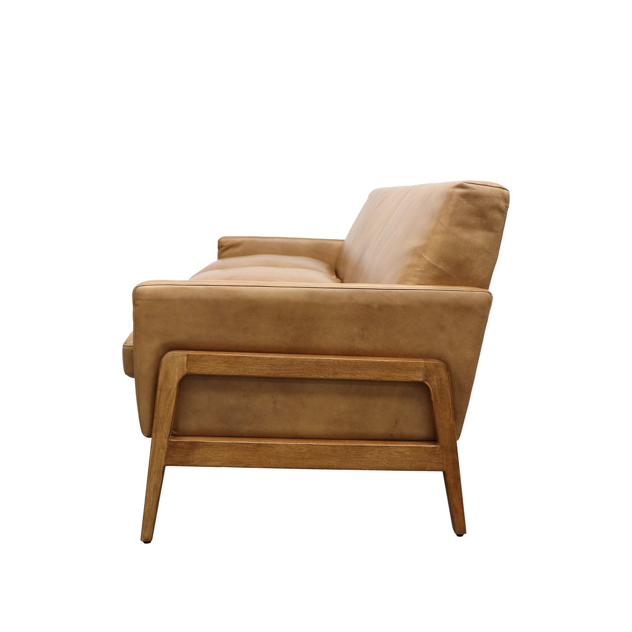 Sawyer 3 Seater Sofa - Tan Leather
