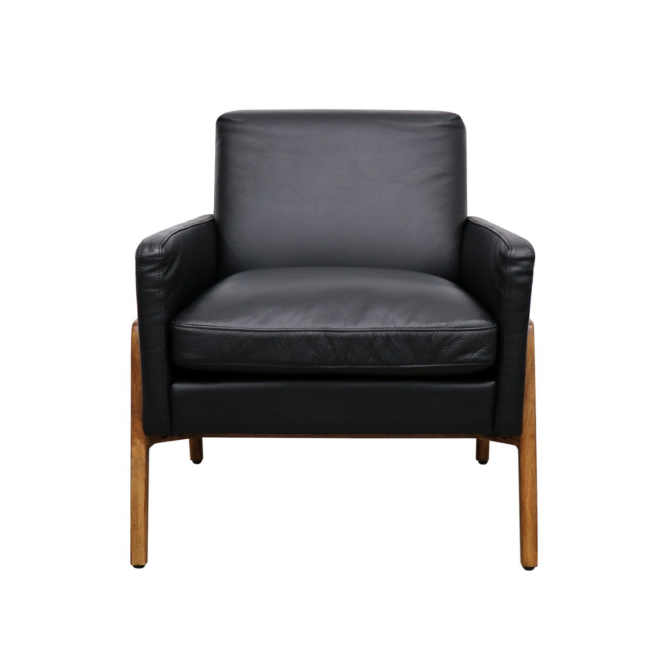 Sawyer Armchair - Black Leather