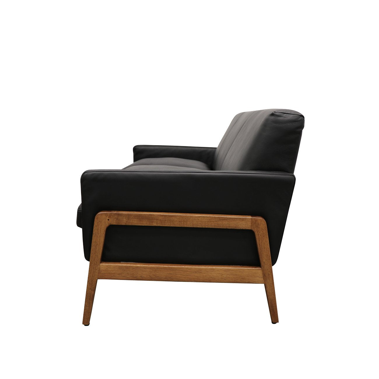 Sawyer 3 Seater Sofa - Black Leather