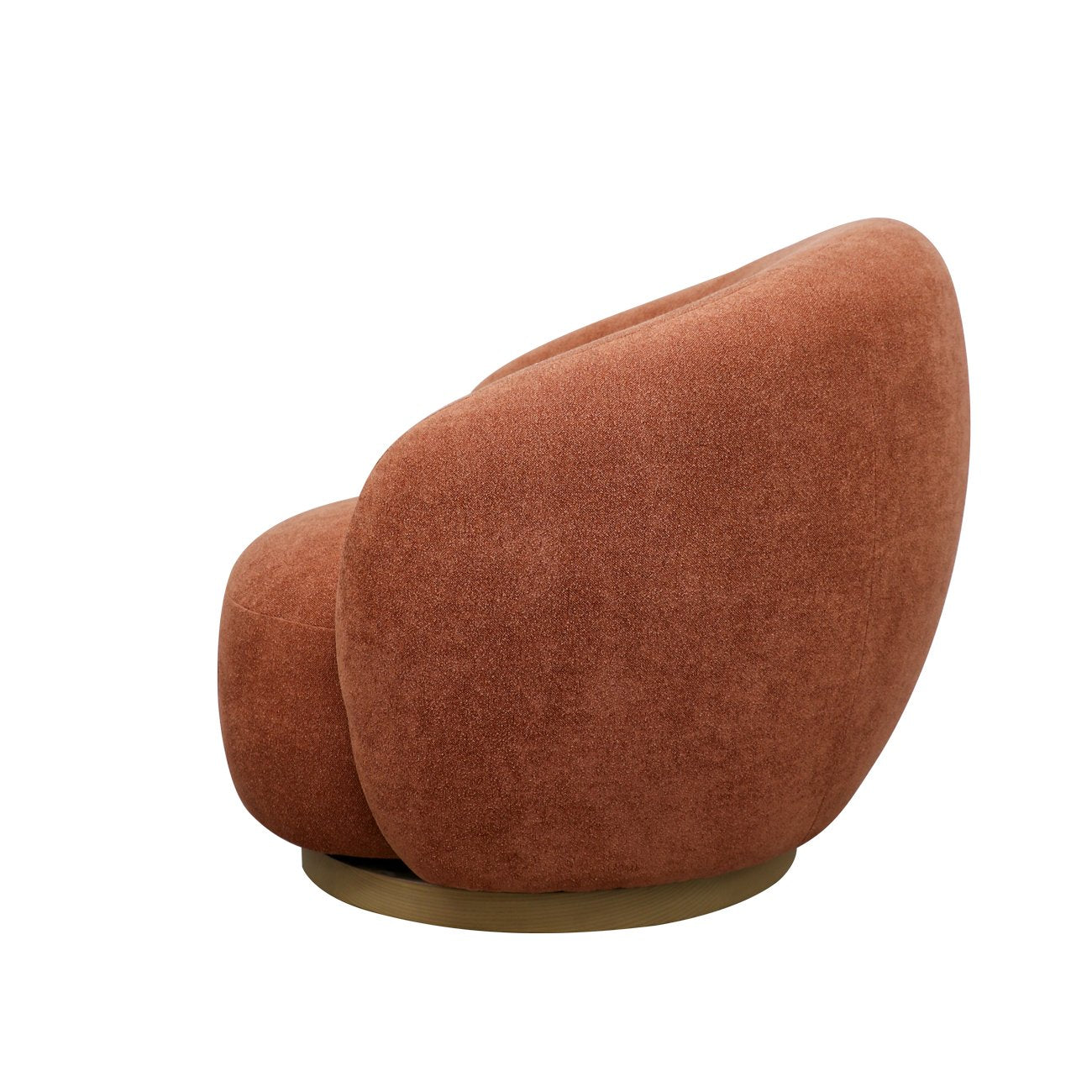 Aran Swivel Chair - Rust