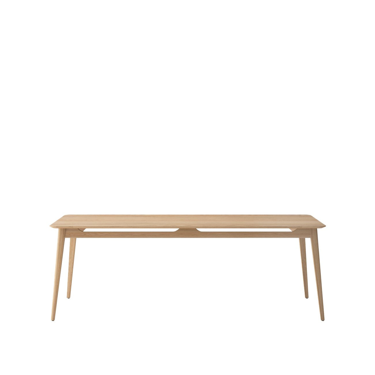 Rokke Dining Table - 220cm - Solid Oak/Natural