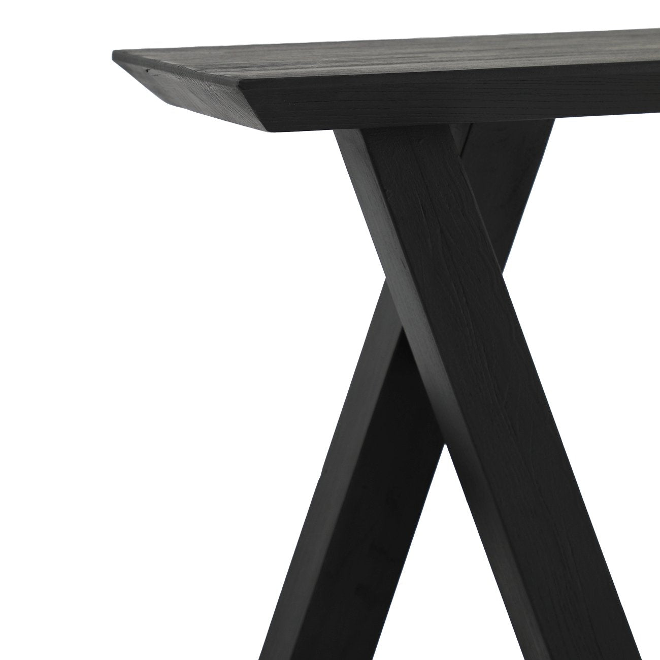 Wheeler Console Table - Matte Black