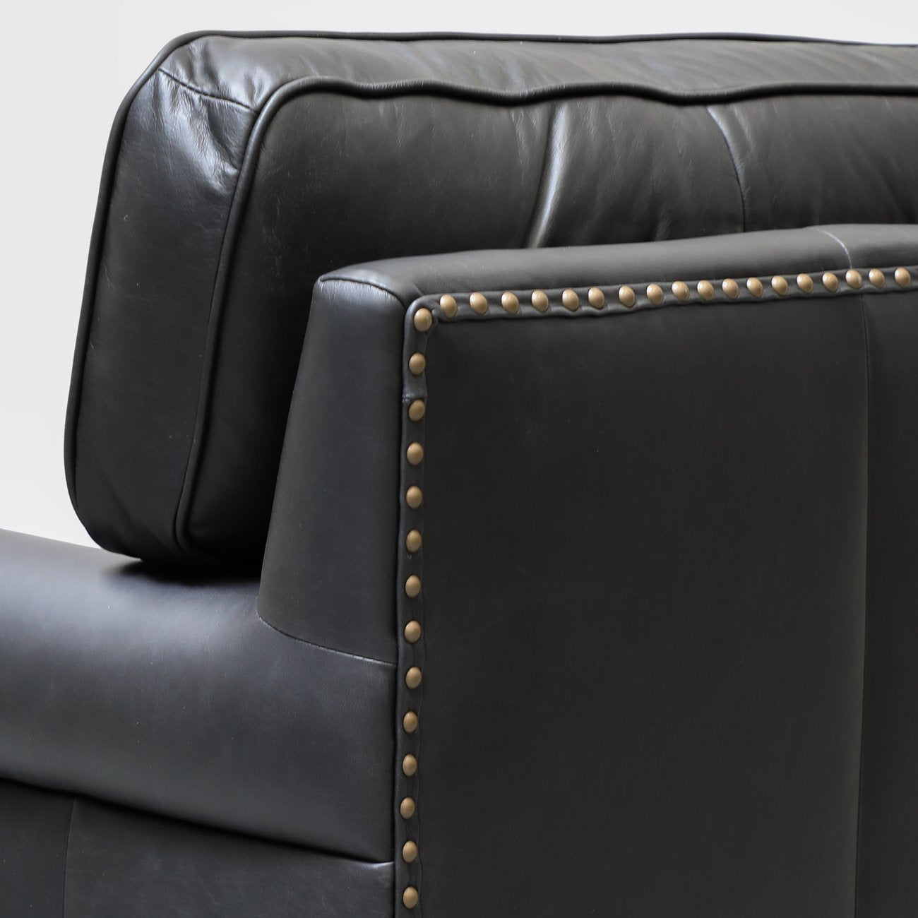 Brunton 2 Seater Sofa - Onyx Leather