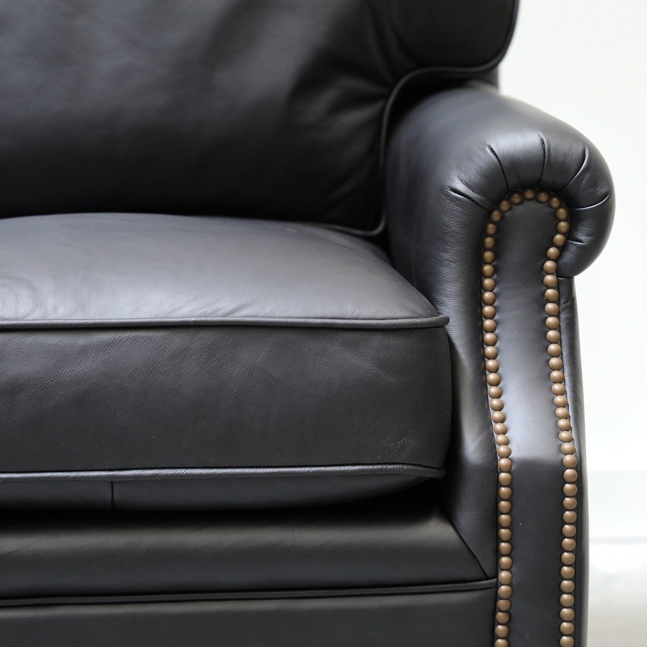 Brunton 2 Seater Sofa - Onyx Leather