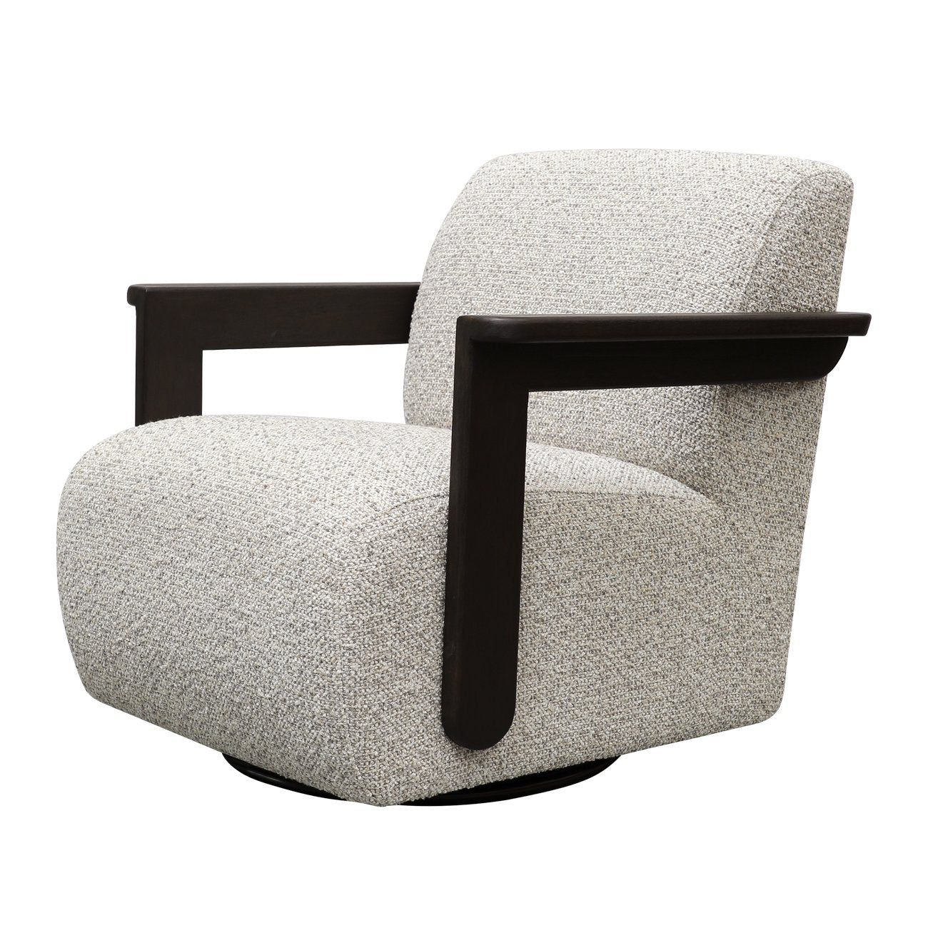 Tara Rocking Swivel Chair - Biscuit