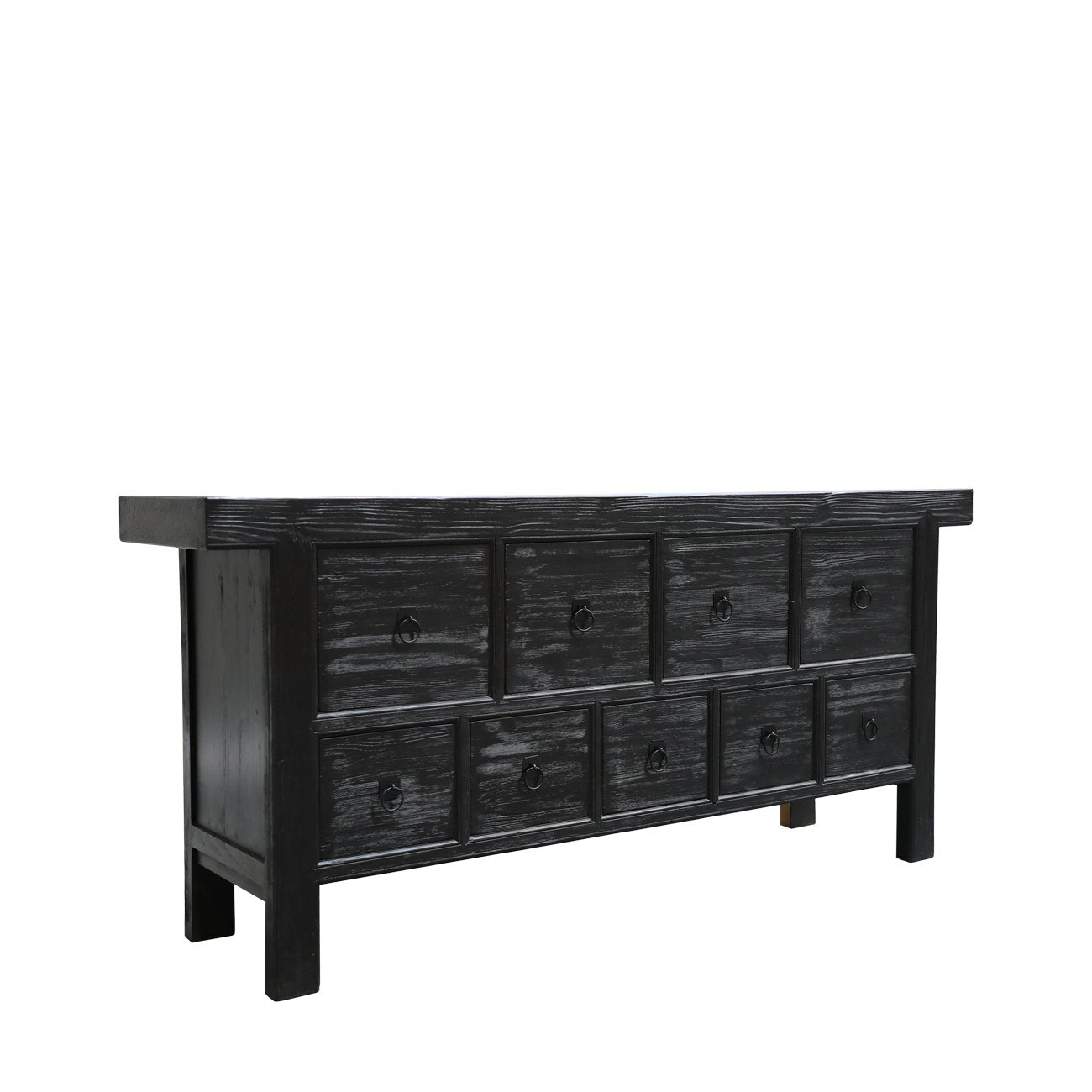 Parq Sideboard 9 Drawer - Black