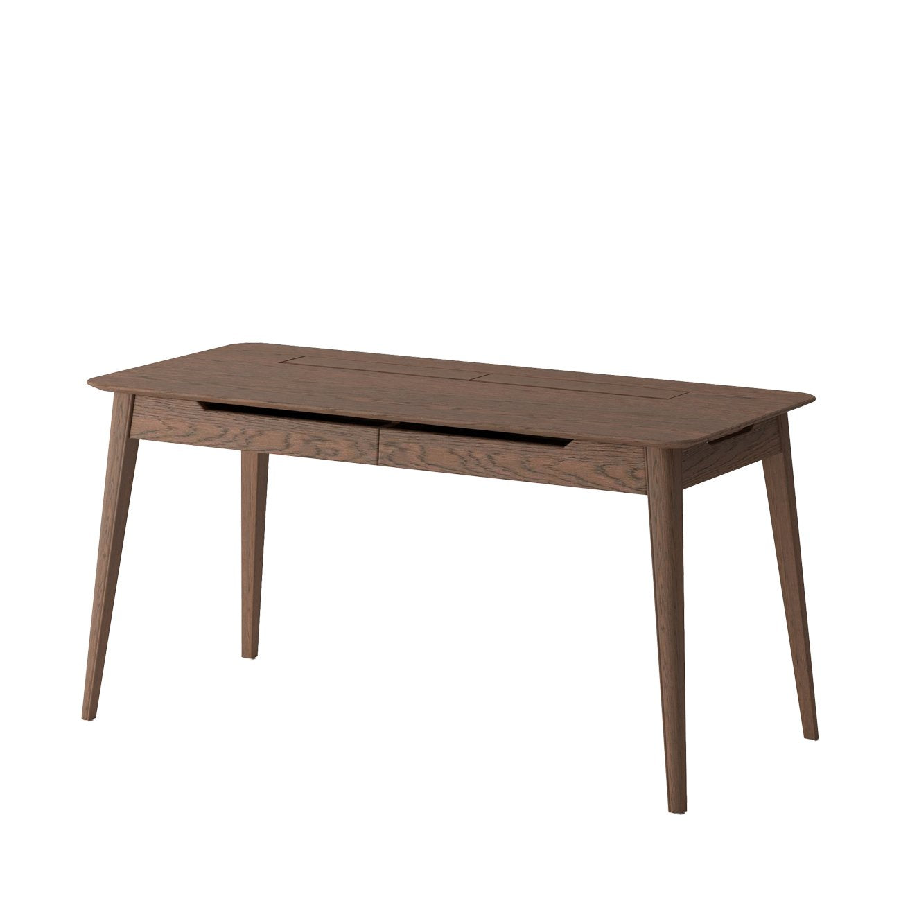 Ryen Study Desk - Solid Oak/Walnut