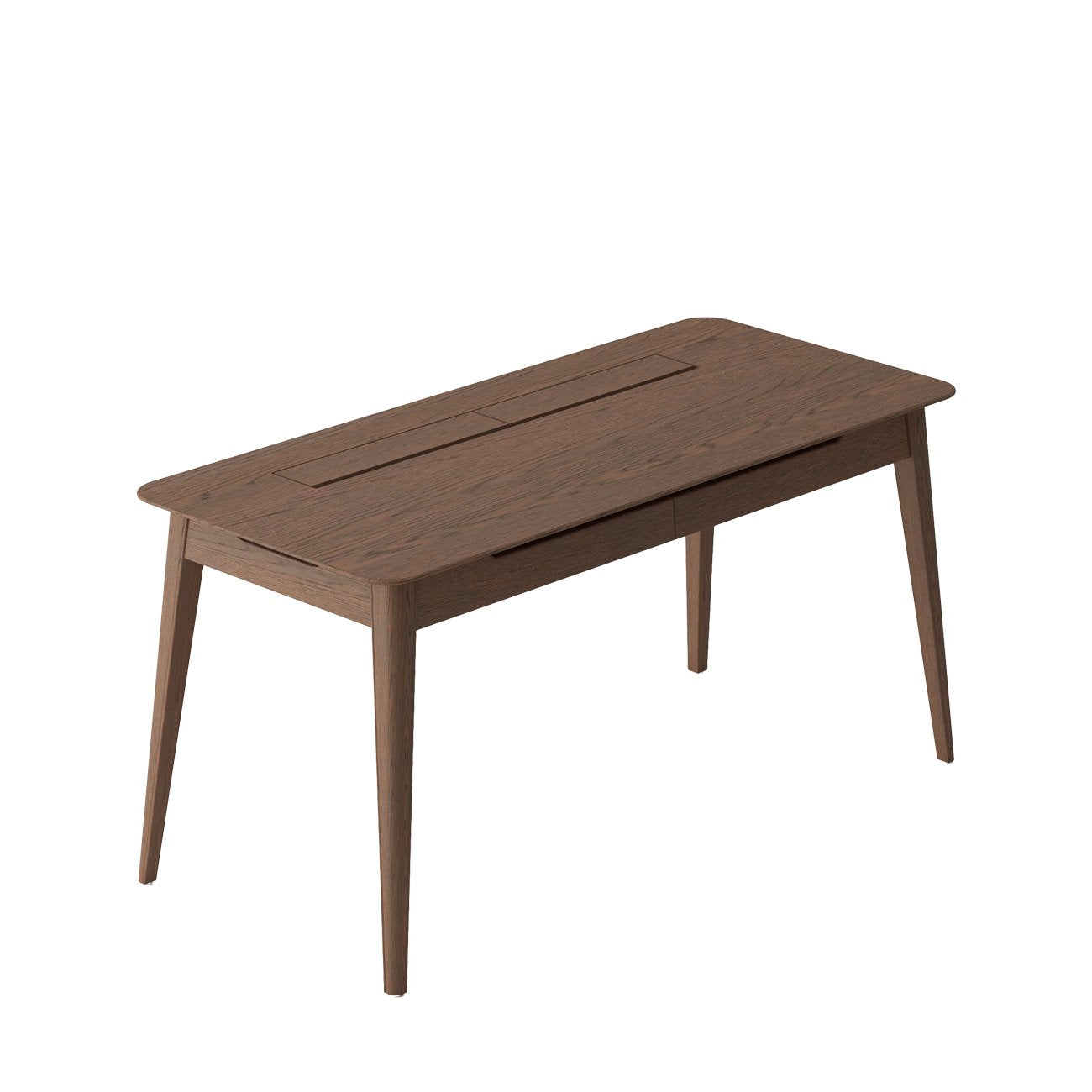 Ryen Study Desk - Solid Oak/Walnut