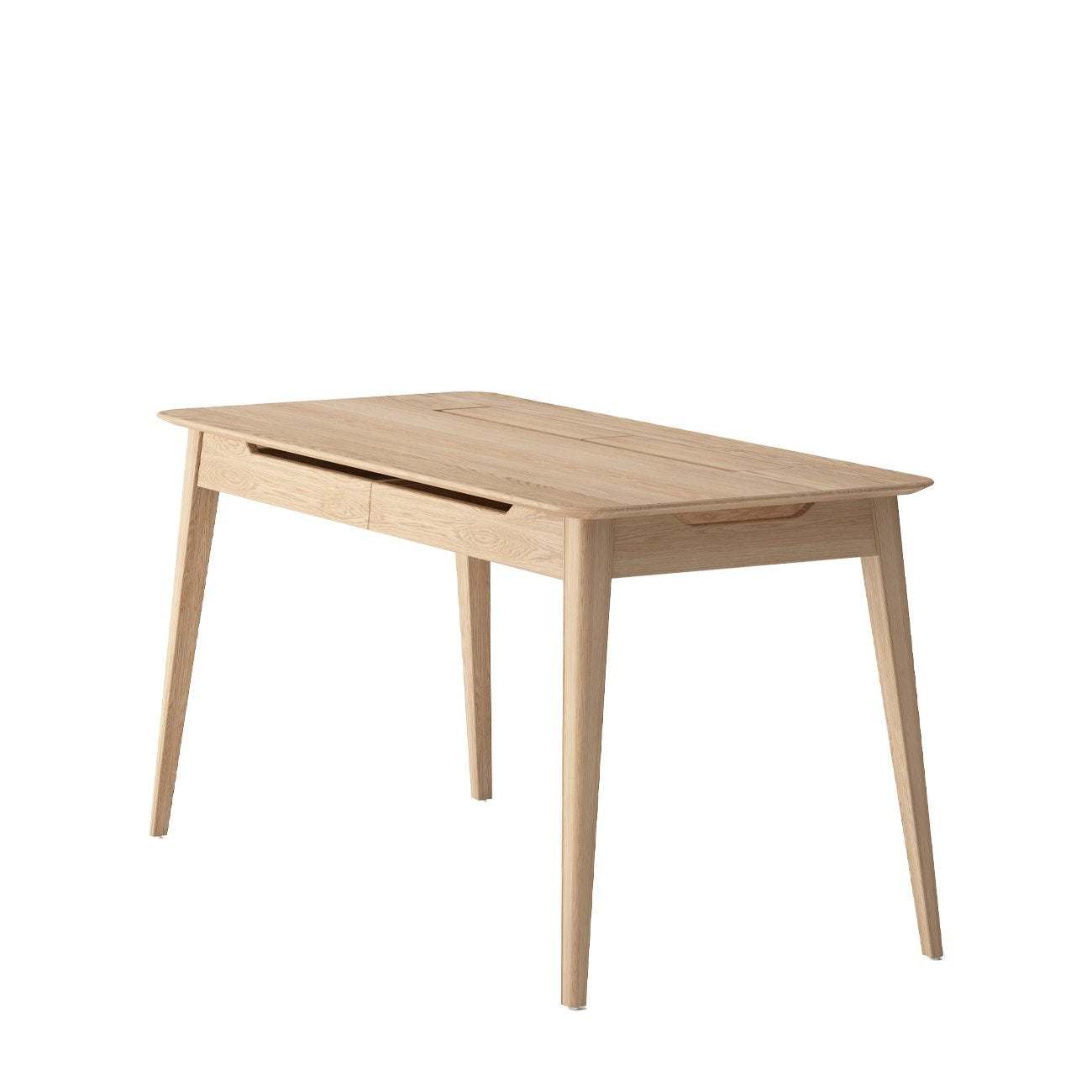 Ryen Study Desk - Solid Oak/Natural