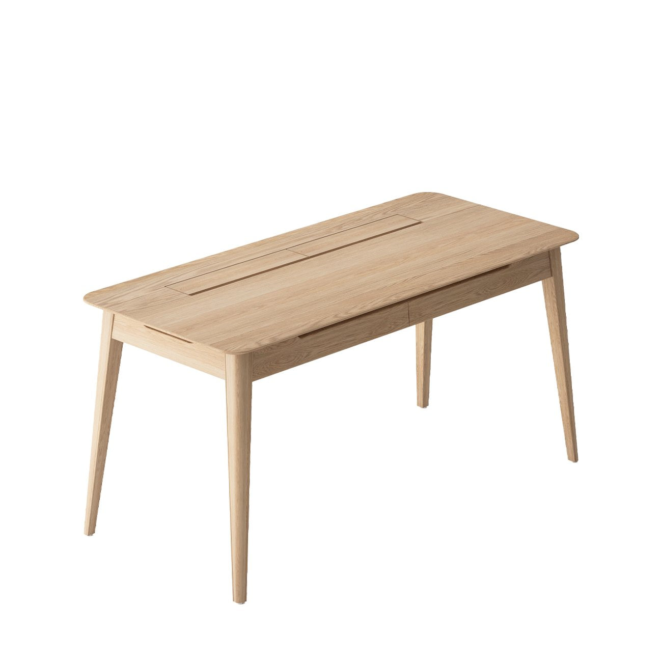 Ryen Study Desk - Solid Oak/Natural