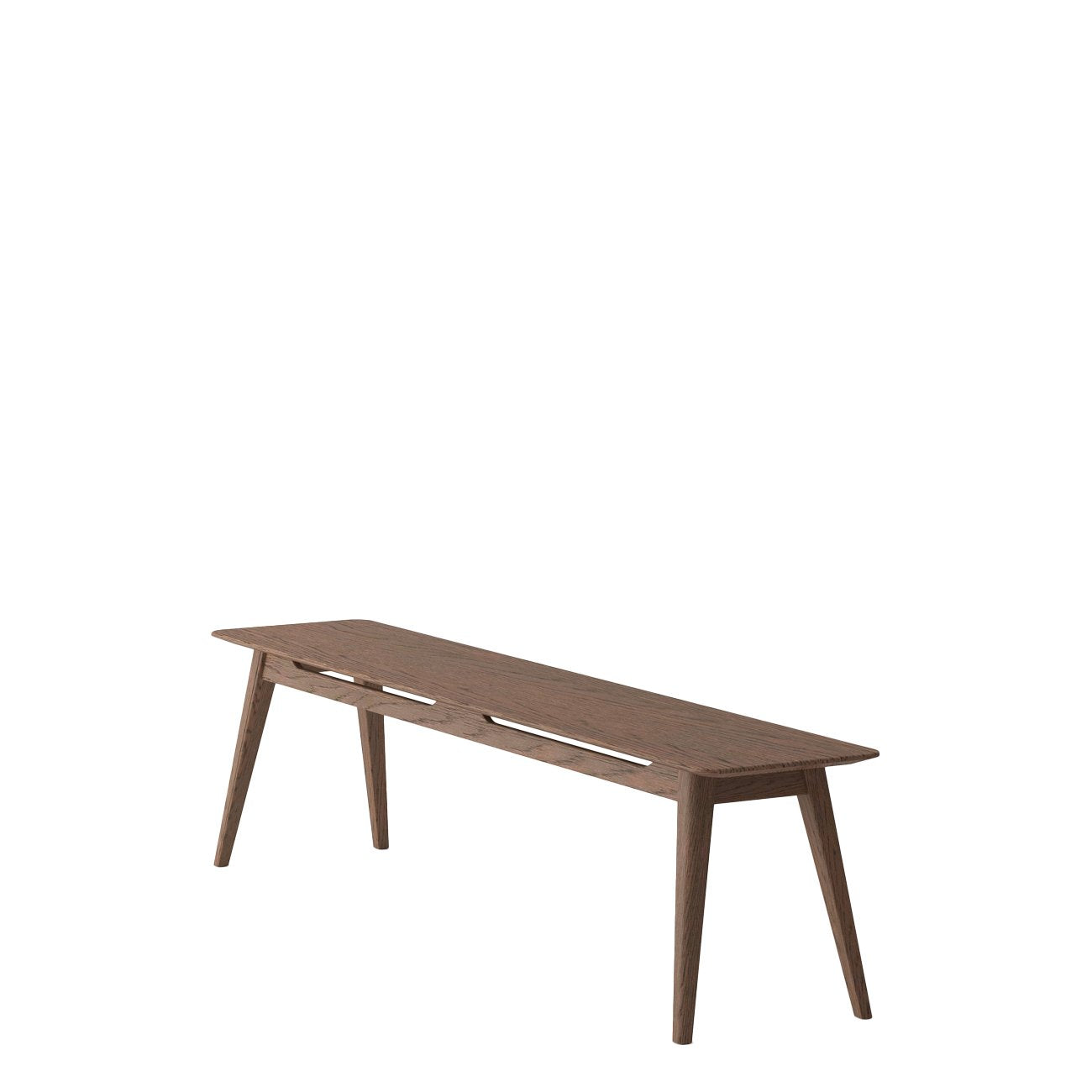 Rokke Bench - 180cm - Solid Oak/Walnut