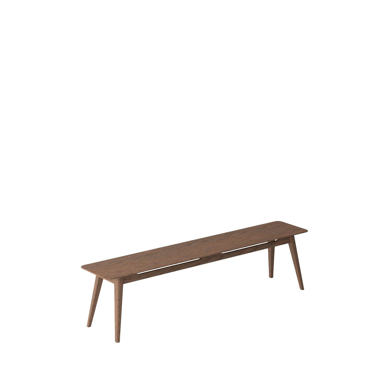 Rokke Bench - 180cm - Solid Oak/Walnut