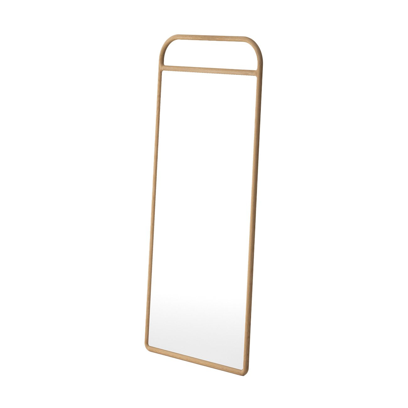 Tera Leaner Mirror - Solid Oak/Natural