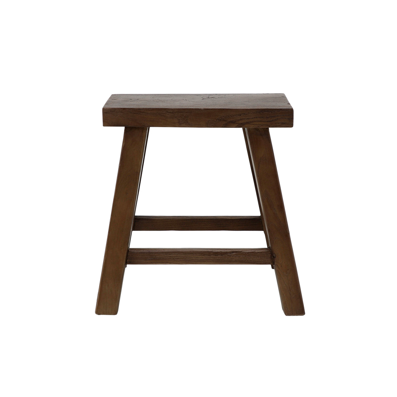 Parq Rectangle Stool - Walnut