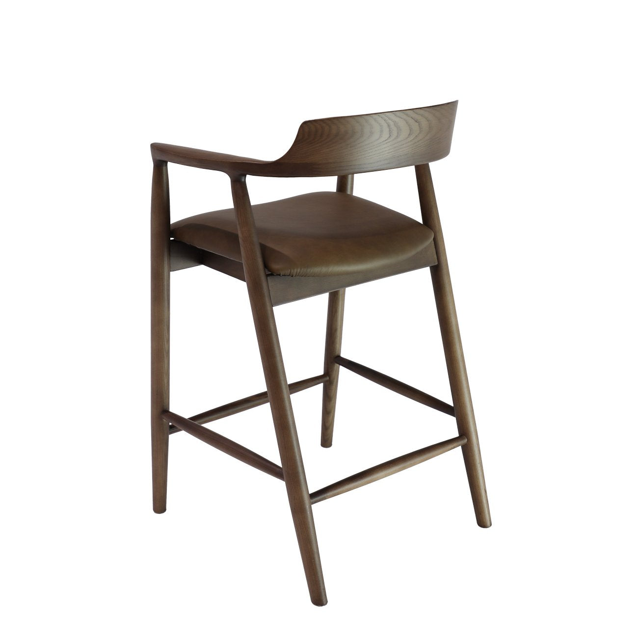 Ealing Barstool Brown Leather