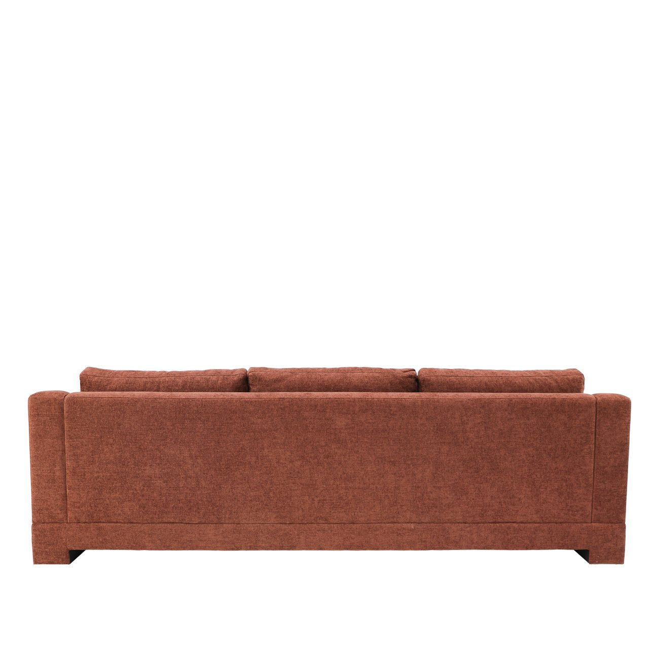 Western 3 Seater Sofa - Rust