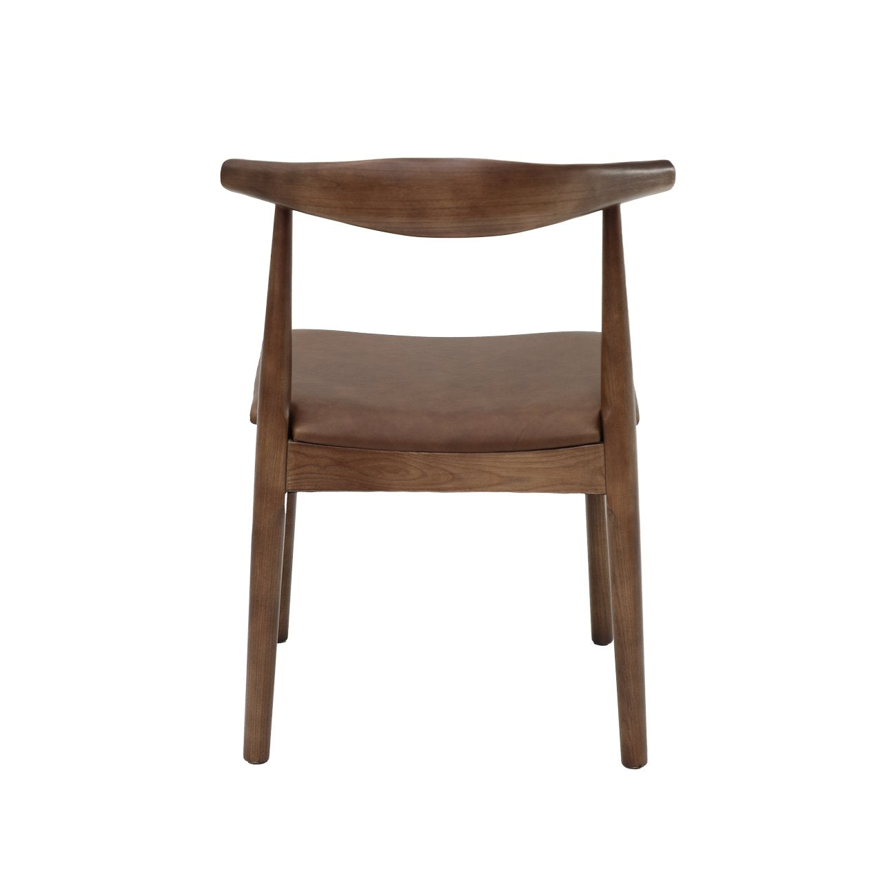 Bowen Dining Chair - Brown Frame / Brown Leather