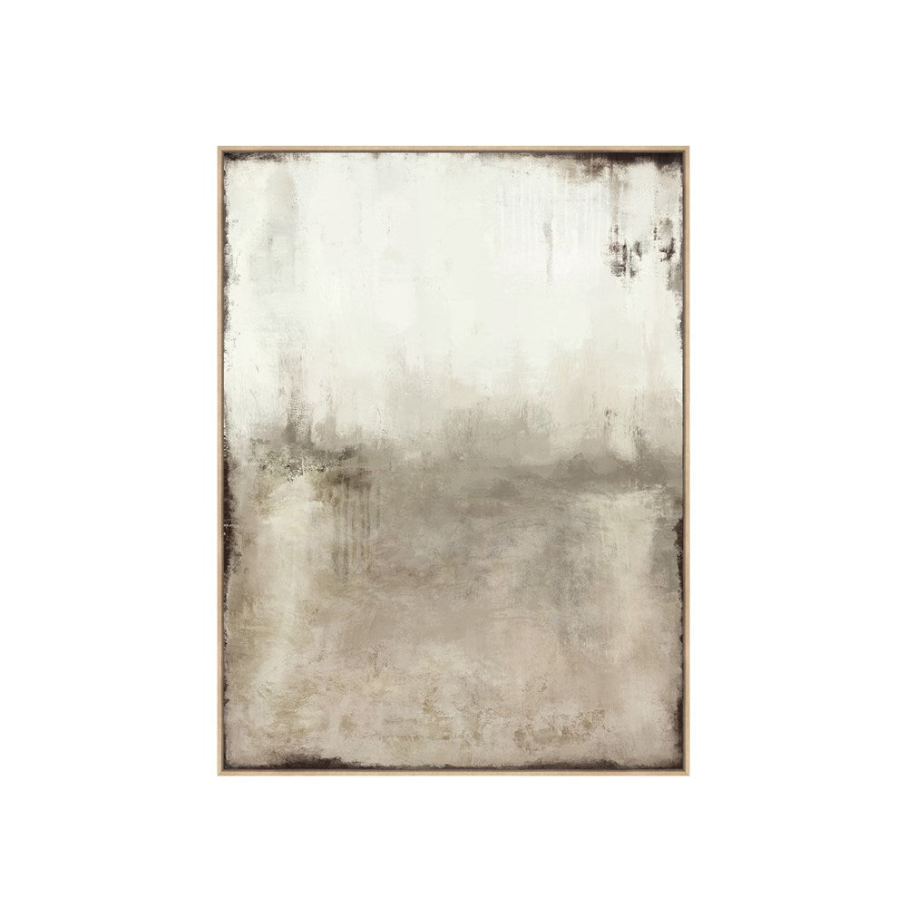 Ashen - Heavy Textured Framed Canvas