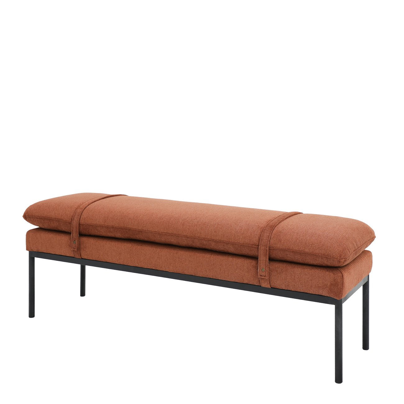 Baxter Fabric Ottoman/Bench - Nutmeg