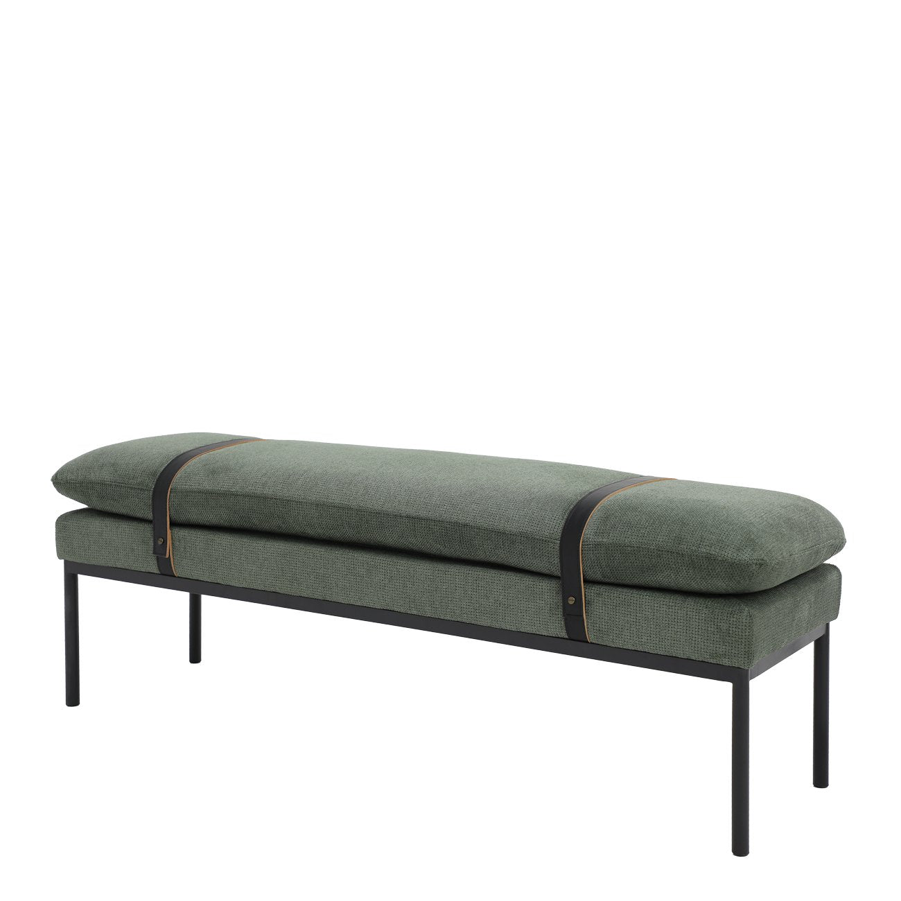 Baxter Fabric Ottoman/Bench - Sage