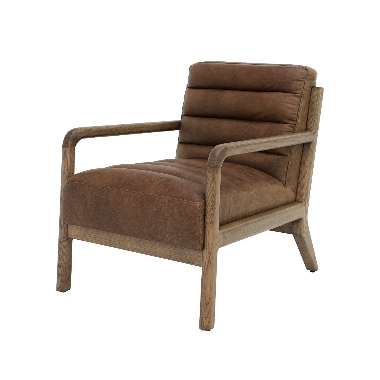 Morrison Leather Armchair - Antique Sand
