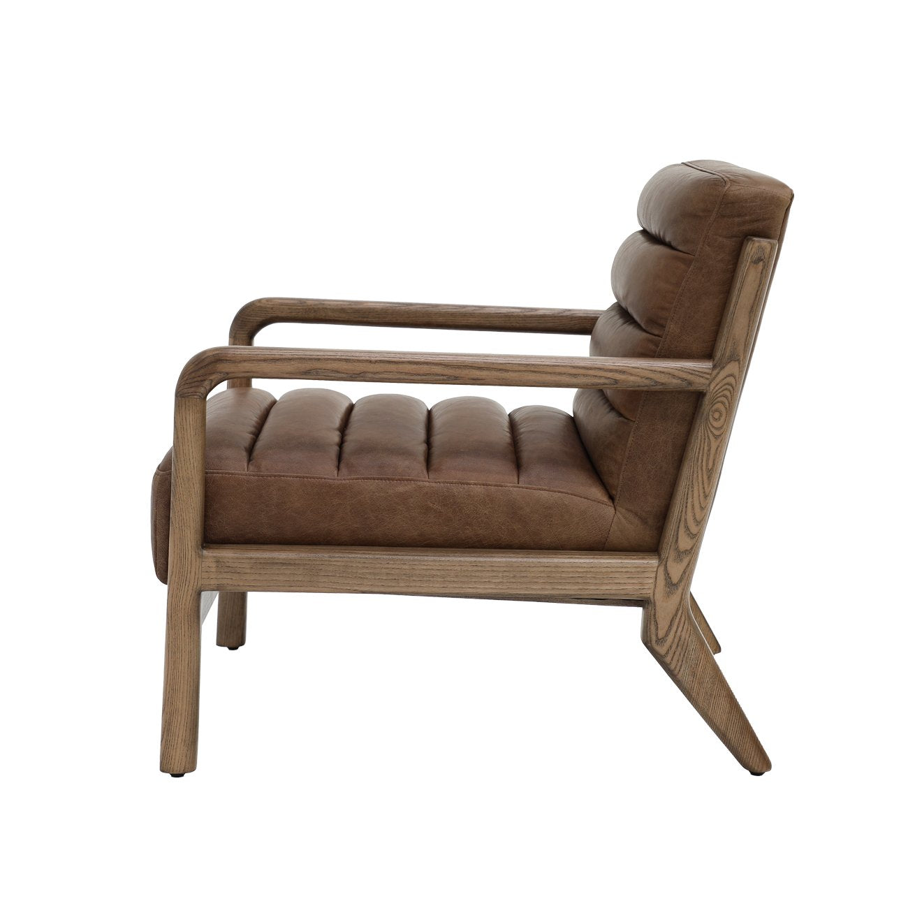 Morrison Leather Armchair - Antique Sand