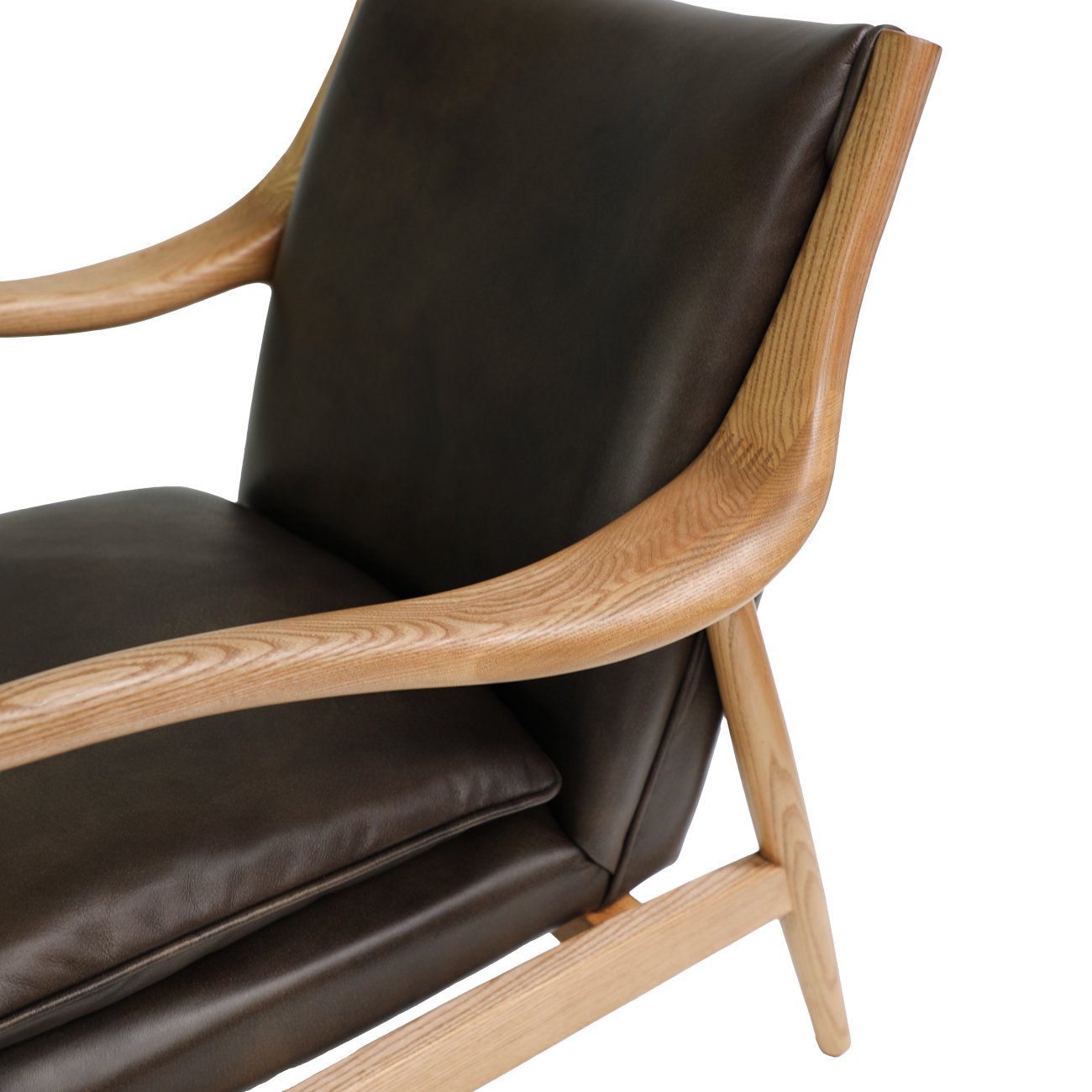 Tanner Leather Armchair - Brown