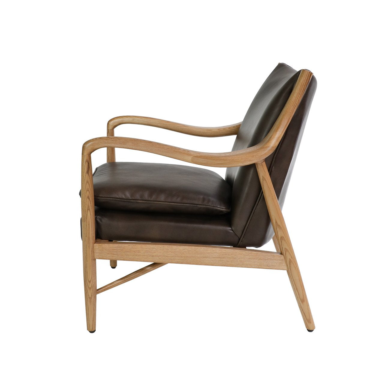 Tanner Leather Armchair - Brown
