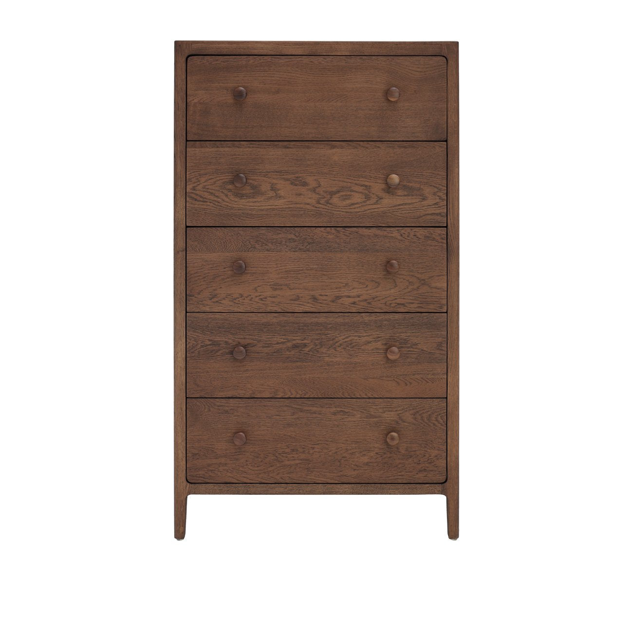 Lunde High Dresser - Walnut Brown