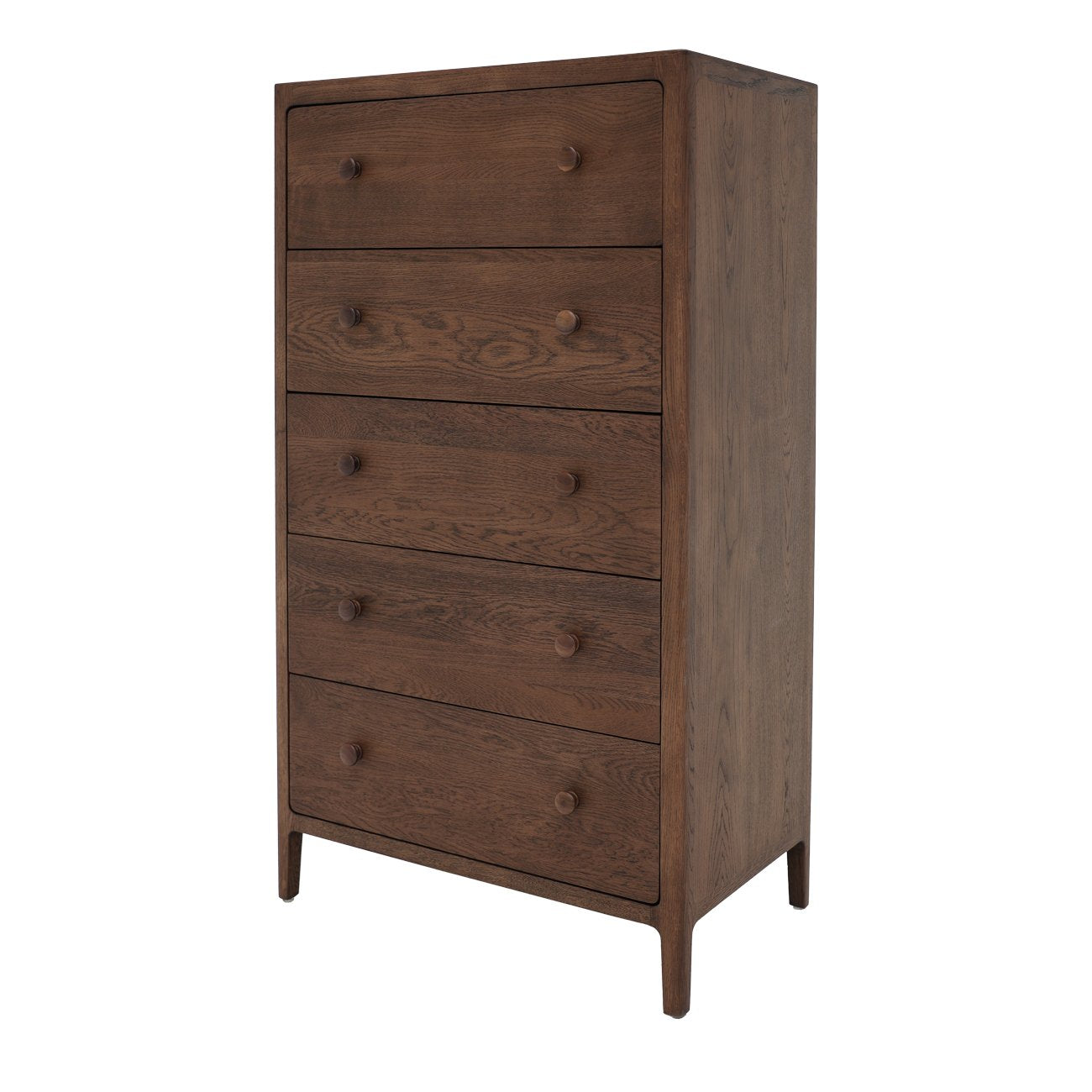 Lunde High Dresser - Walnut Brown