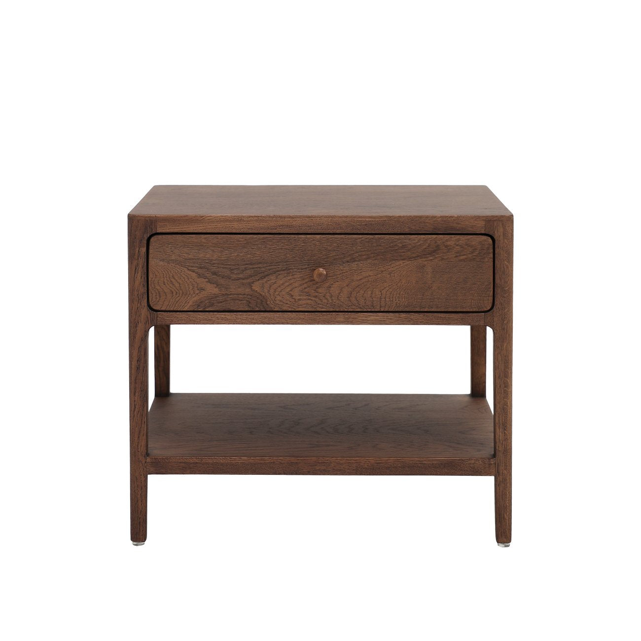 Lunde Bedside - Walnut Brown