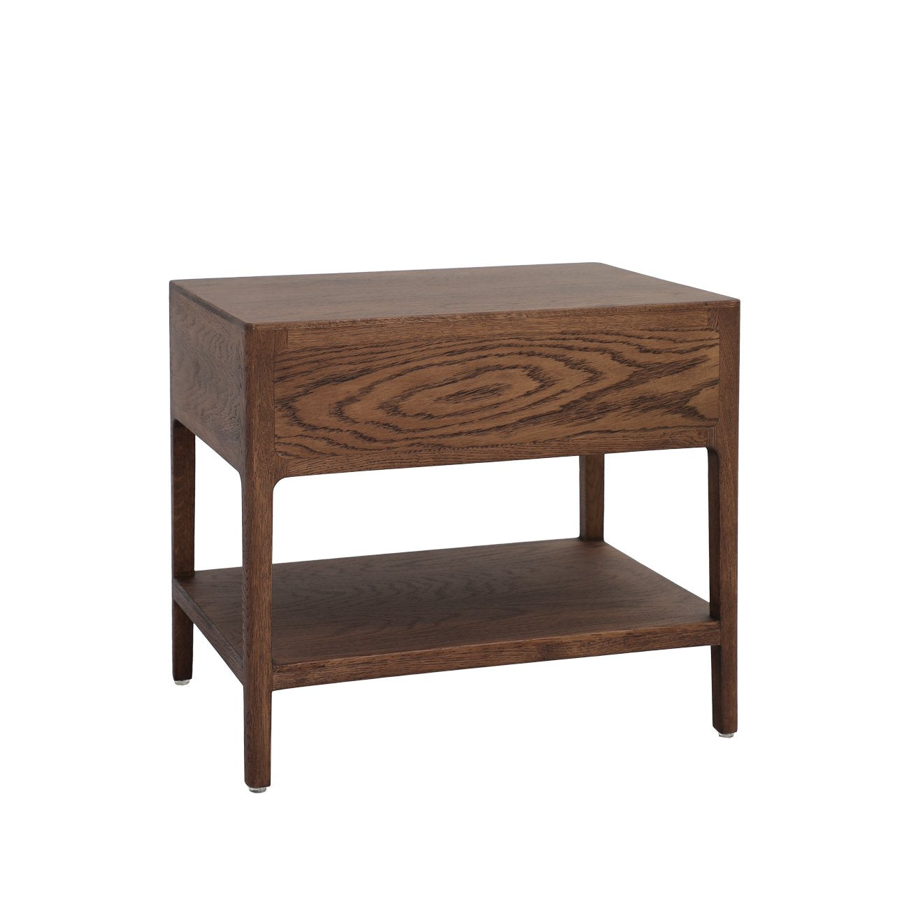 Lunde Bedside - Walnut Brown