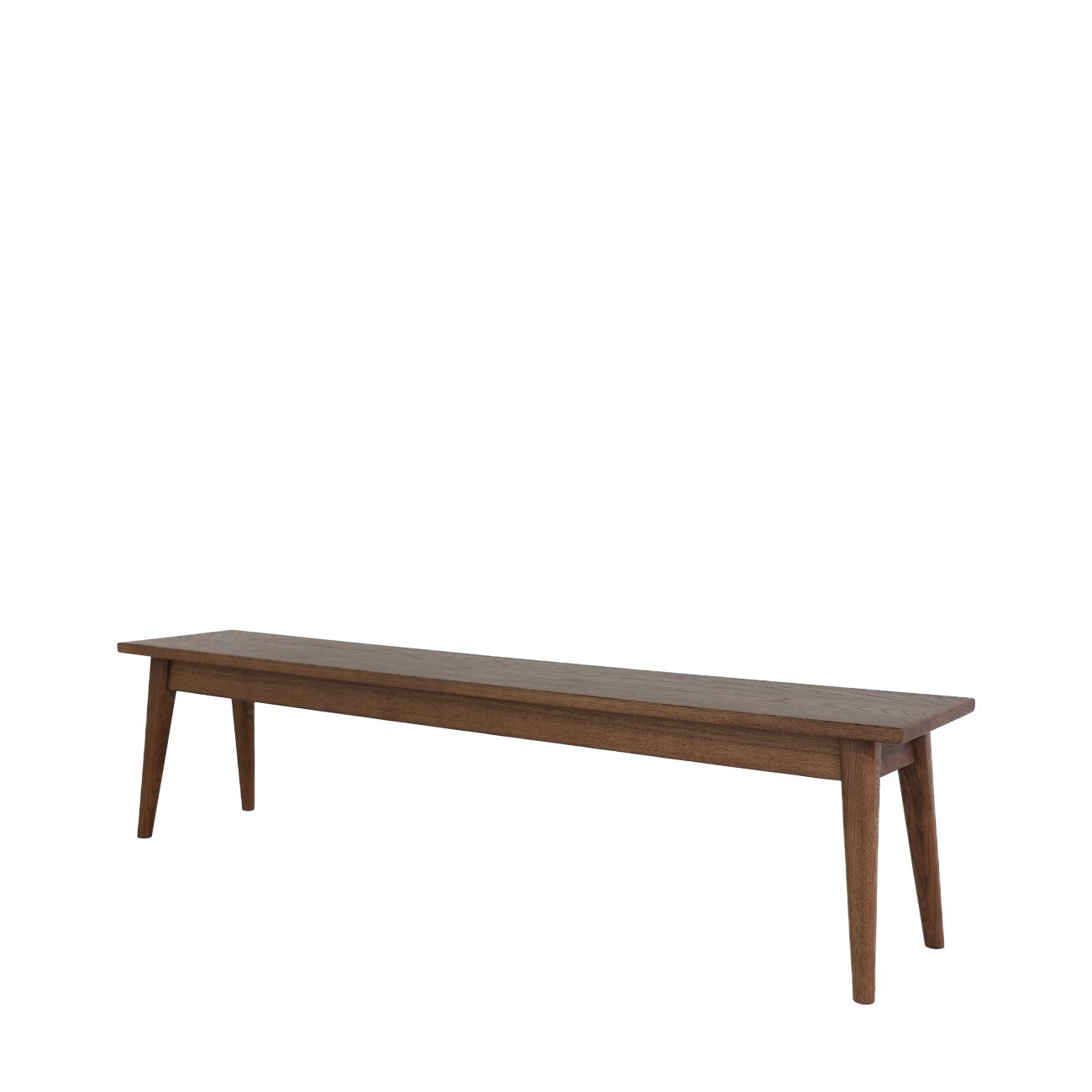 Vaasa Oak Bench - 185cm - Walnut Brown
