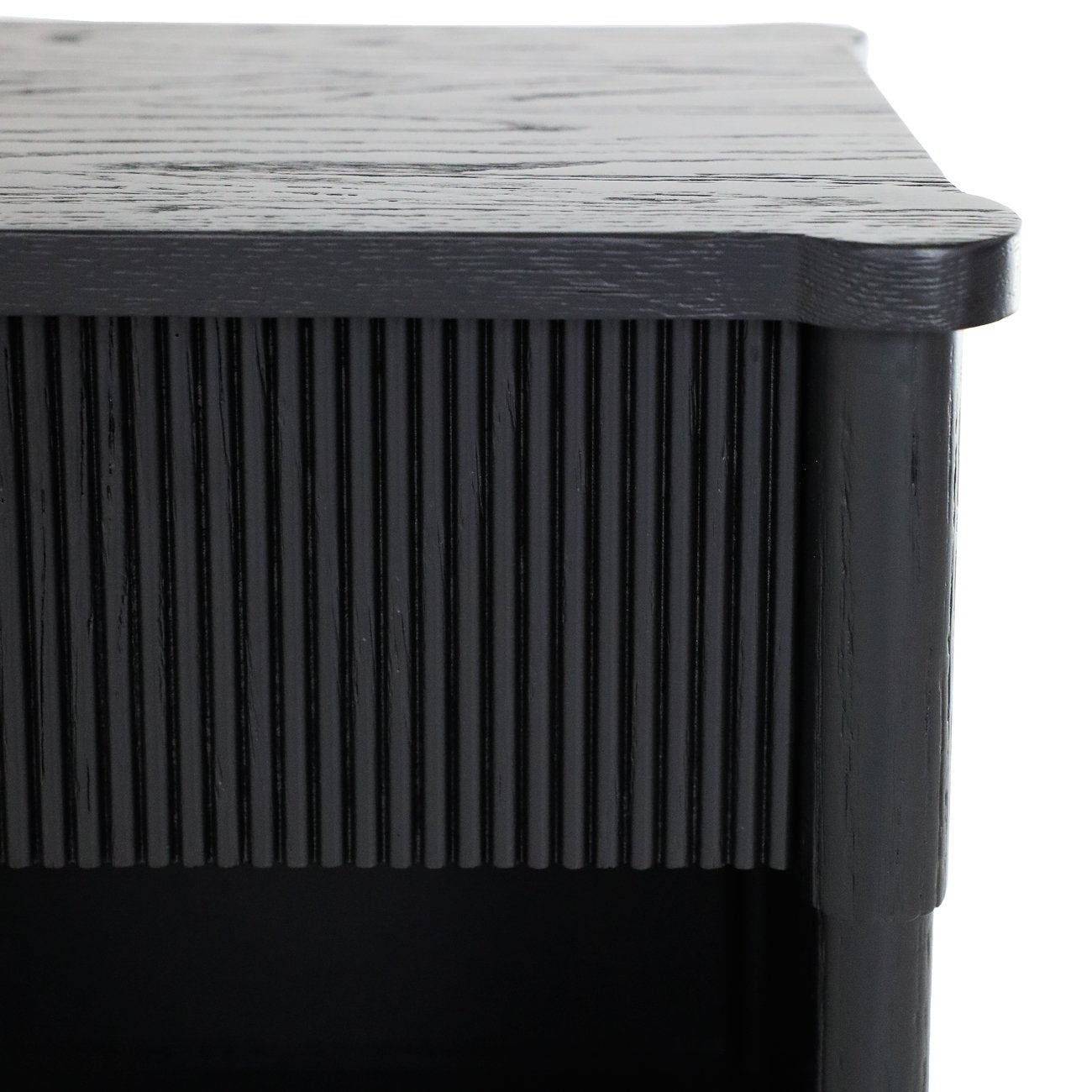 Lucia Bedside - Black Oak