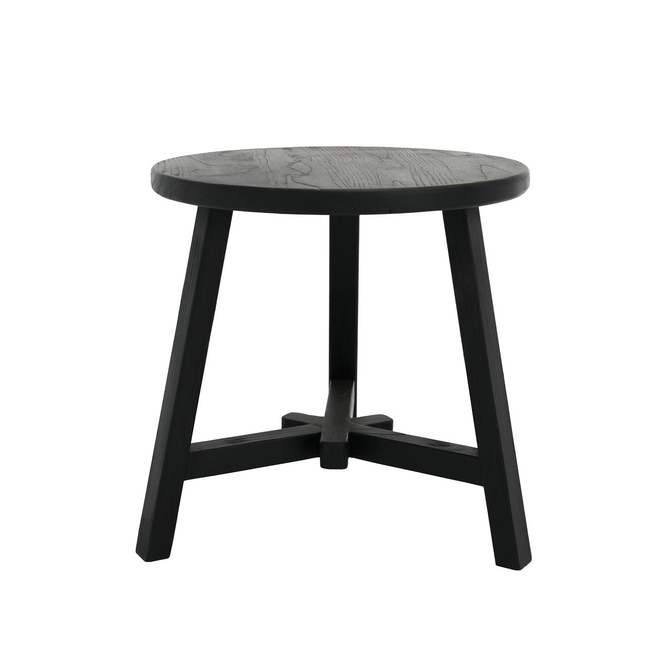 Parq Tall Round End Table - Black