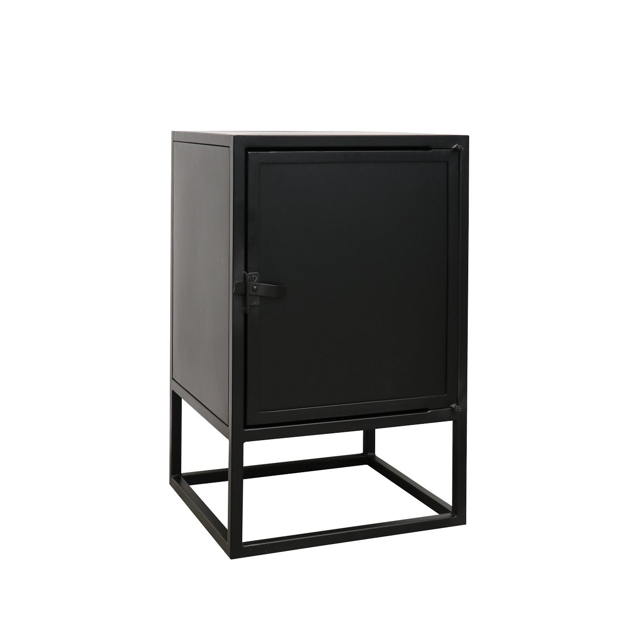 Carson Metal Bedside Table - Solid Door
