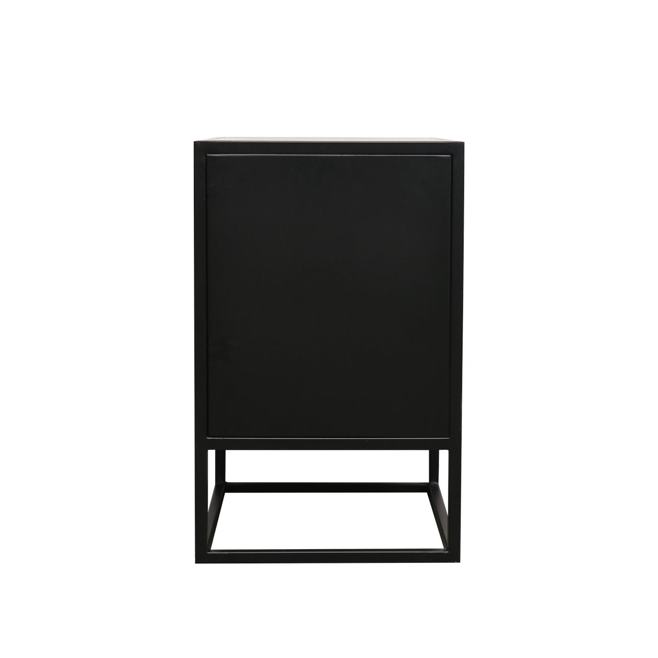 Carson Metal Bedside Table - Solid Door