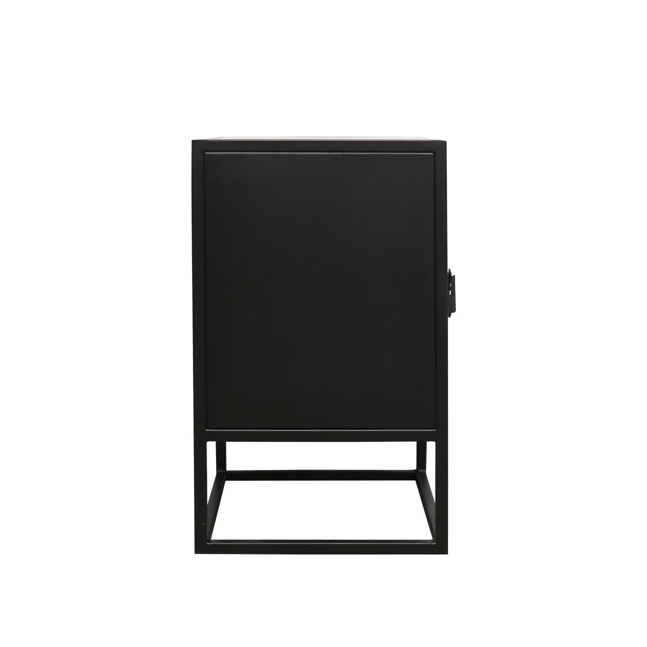 Carson Metal Bedside Table - Solid Door